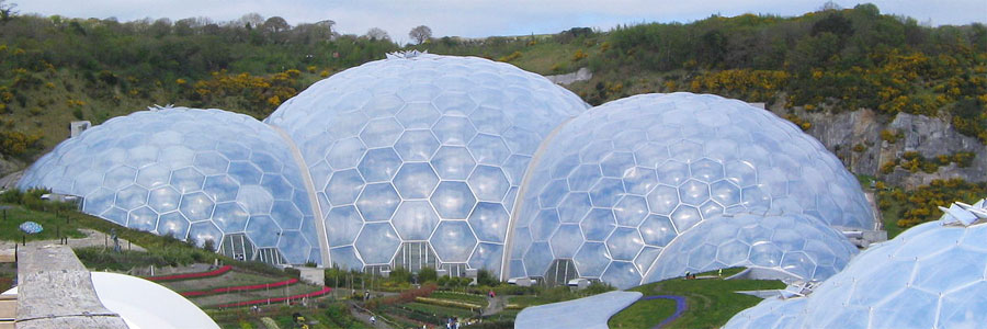 The Eden Project is only an hour's drive from Bude