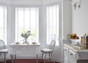 The dining room at Surf Haven, Bed & Breakfast, the scene of Caroline's extremely tasty and freshly-cooked breakfasts.